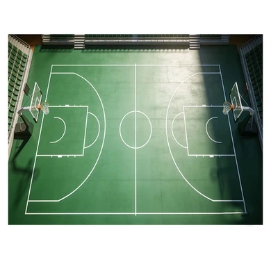 Factory Direct PVC Plast Vinyl Gulvbelægning Rulle Sportsgulve Basketballbane Specialiseret stødabsorbering Øko-venlig