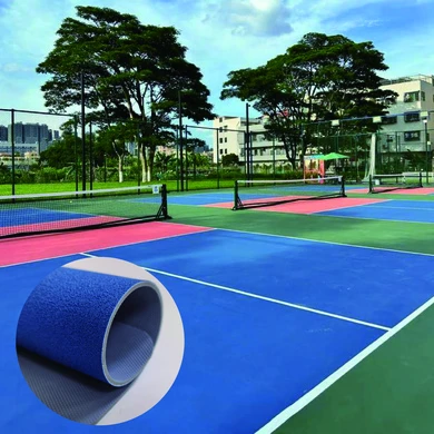 PVC Vinyl Pickle Ball Court Gulvrullemåtte Akryloverflade til indendørs og udendørs Skridsikret vandtæt klæbende installation